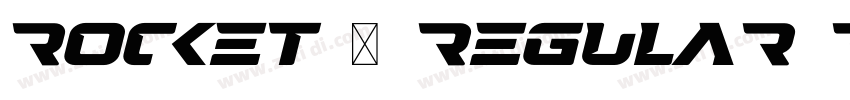 Rocket 2 Regular Reg字体转换